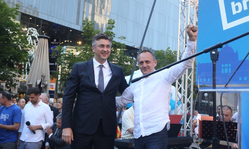 Andrej Plenković i Drago Prgomet