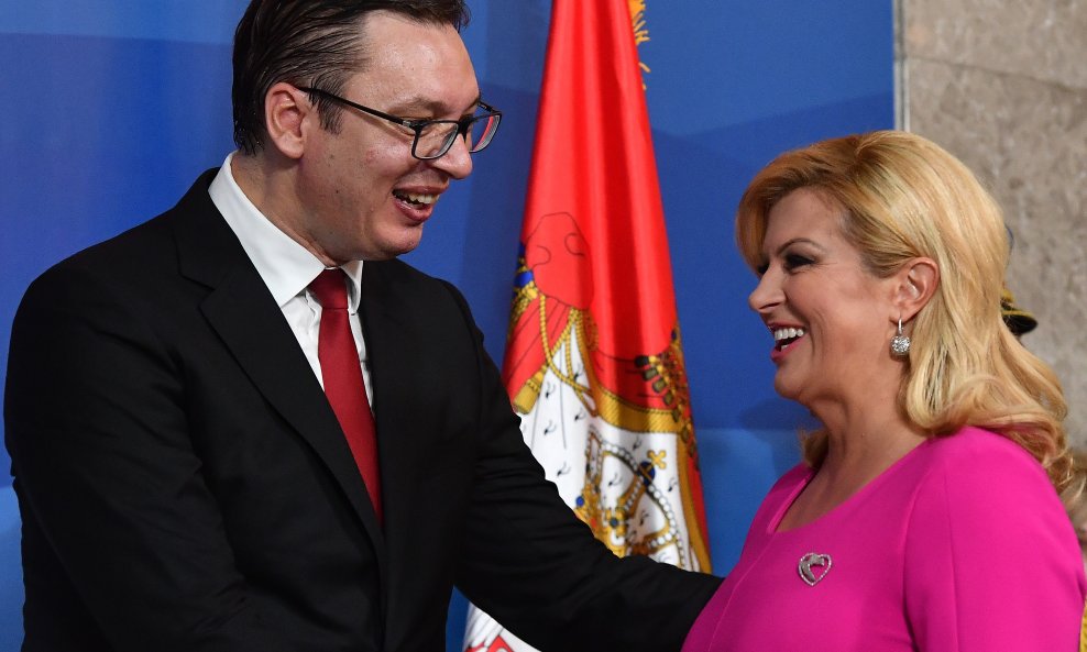 Predsjednica Kolinda Grabar Kitarović na inauguraciji Aleksandra Vučića