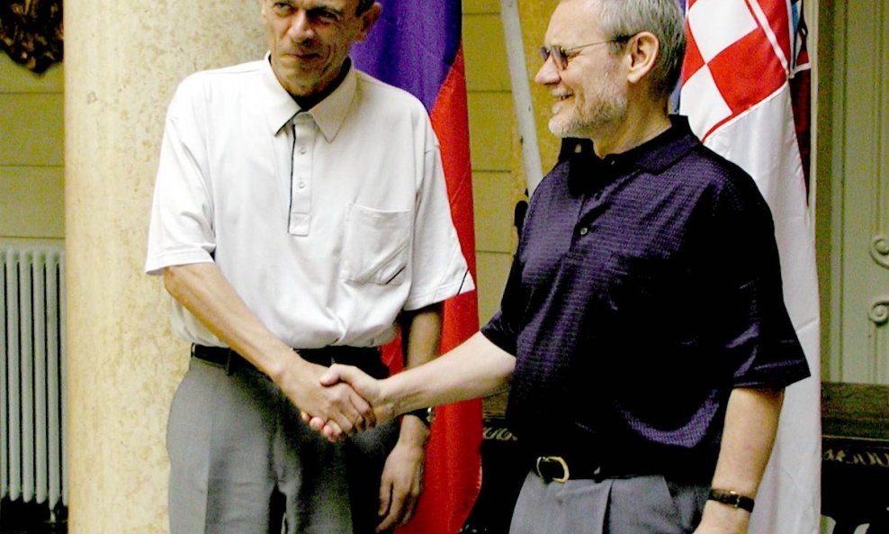 Janez Drnovšek i Ivica Račan