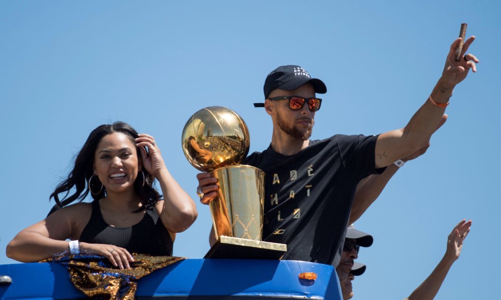 Stephen Curry i supruga Ayesha