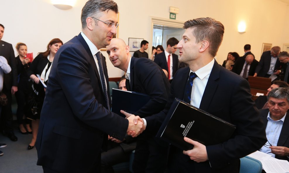 Andrej Plenković i Zdravko Marić