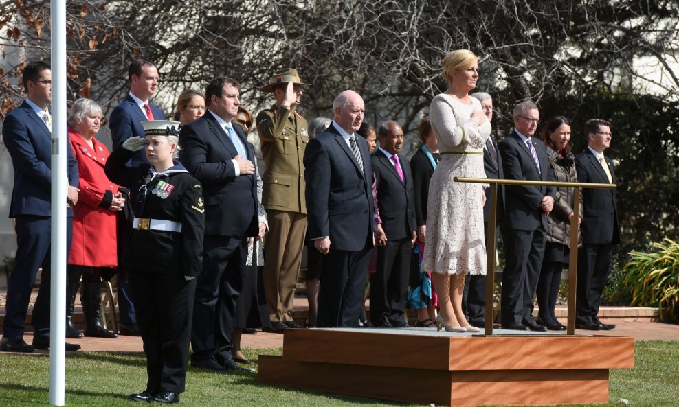 Kolinda Grabar Kitarović i Peter Cosgrove