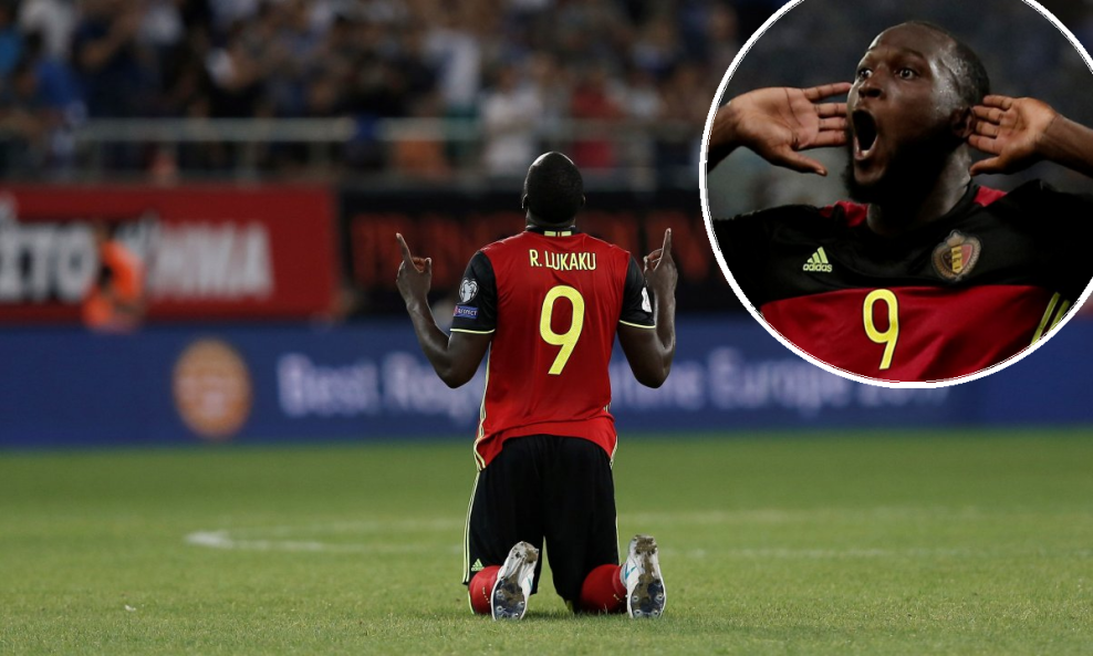 Romelu Lukaku protiv Grčke