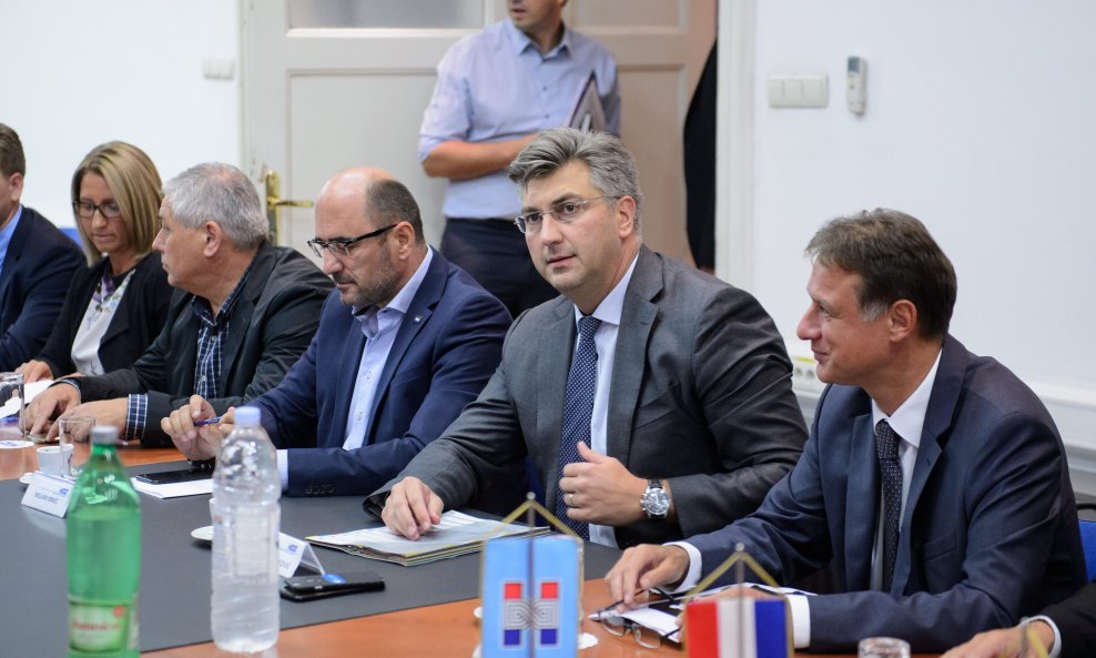 Andrej Plenković na Predsjedništvu HDZ-a