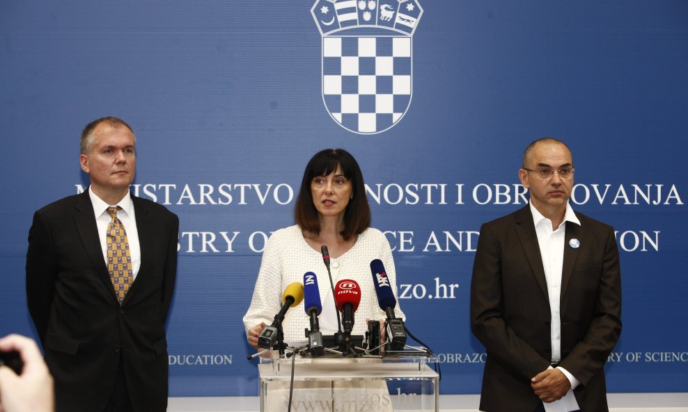 Predstavljanje projekta PROMicro: Goran Kezunović, Blaženka Divjak i Nenad Bakić