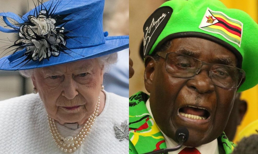 Elizabeta II. i Robert Mugabe