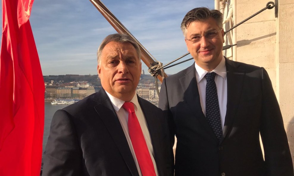 Viktor Orban i Andrej Plenković