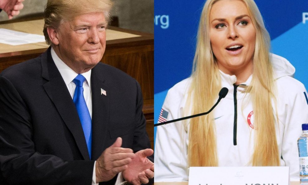 Donald Trump i Lindsey Vonn