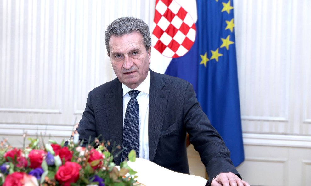 Povjerenik Oettinger pokazao razumijevanje za zastoj reformi u Hrvatskoj