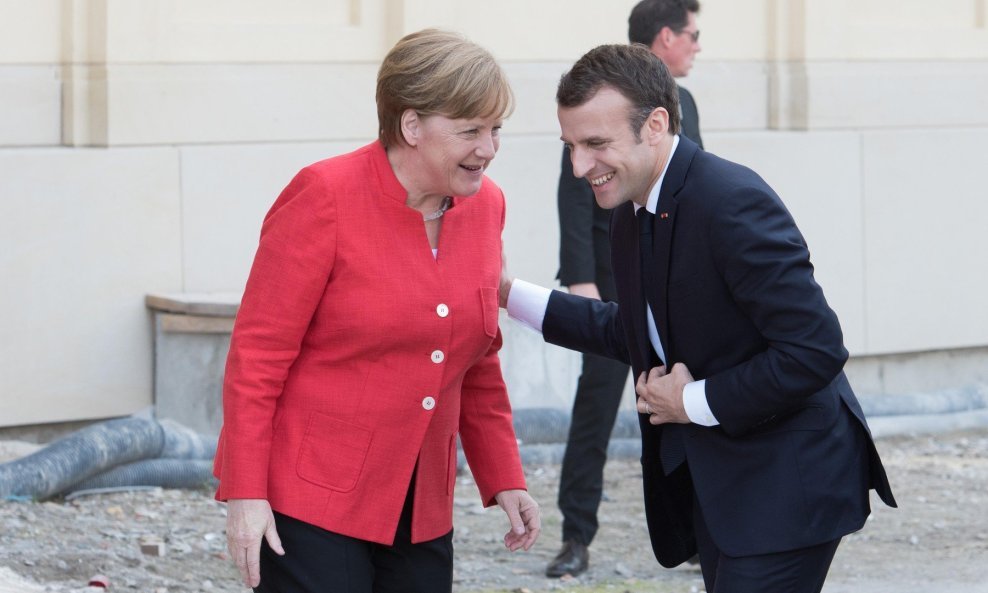 Angela Merkel, Emanuel Macron