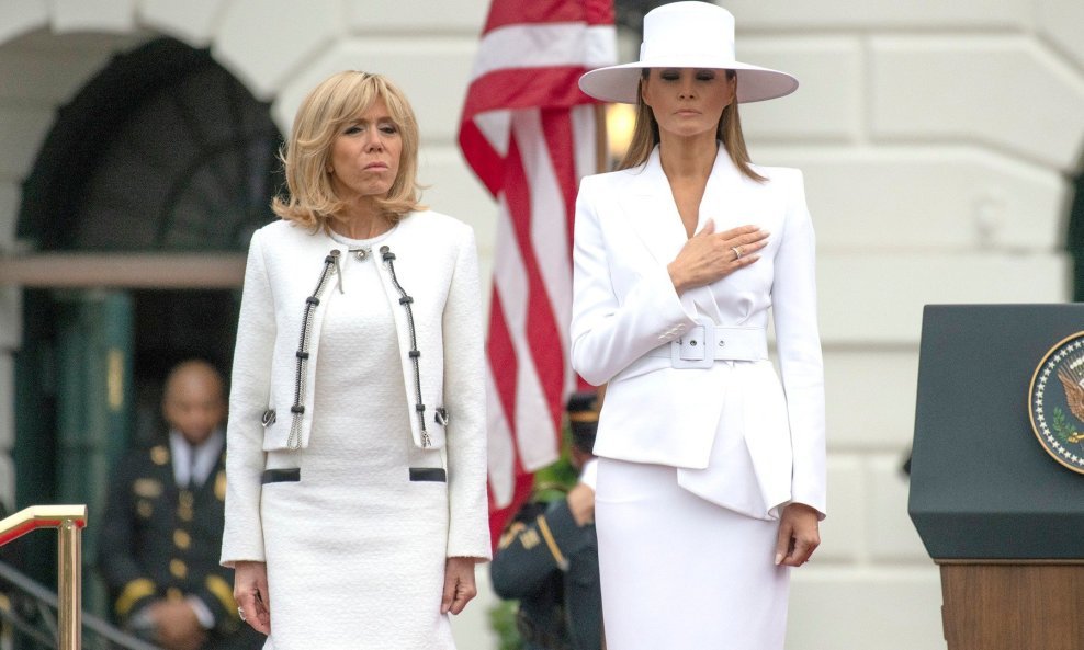 Brigitte Macron, Melania Trump