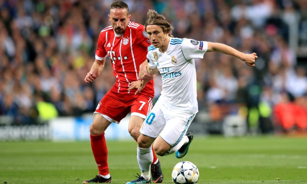 Luka Modrić i Franck Ribery