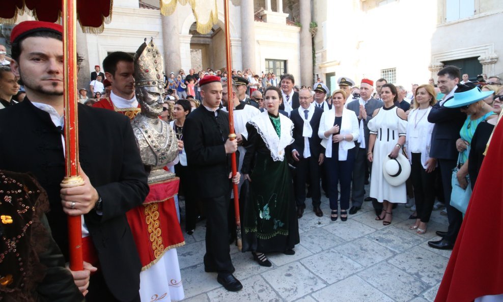 Kolinda Grabar Kitarović, blagdan sv. Duje