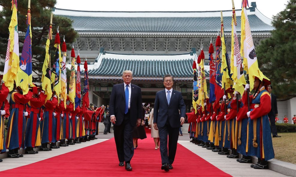 Moon Jae-in, Donald Trump