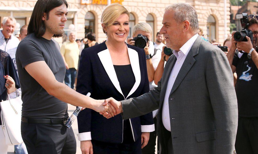 Ivan Vilibor Sinčić, Kolinda Grabar Kitarović, Milan Bandić