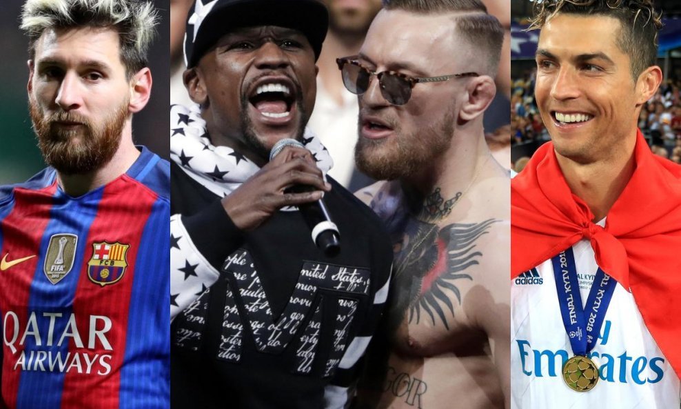 Messi, Mayweather, McGregor i Ronaldo