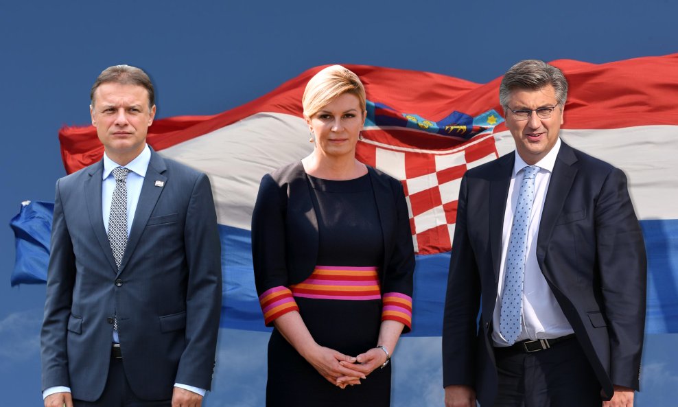 Gordan Jandroković, Kolinda Grabar Kitarović i Andrej Plenković