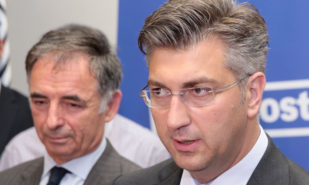 Milorad Pupovac  i Andrej Plenković