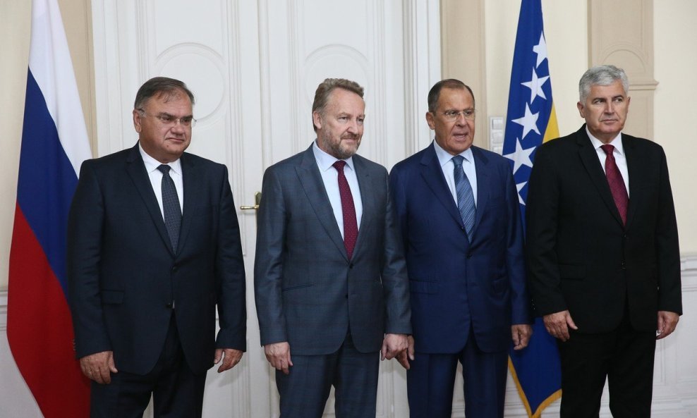 Mladen Ivanić, Bakir Izetbegović, Sergej Lavrov i Dragan Čović