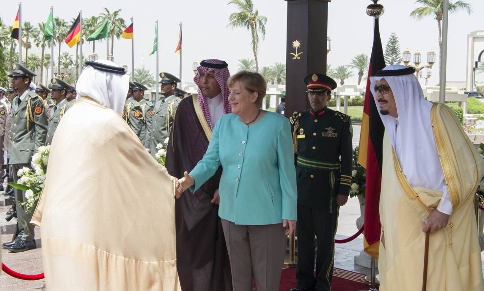 Angela Merkel u Saudijskoj Arabiji 2017.