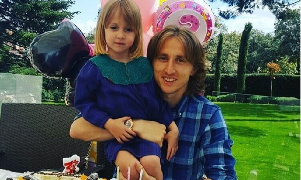 Luka Modrić čestitao je sovjoj Emi treći rođendan 