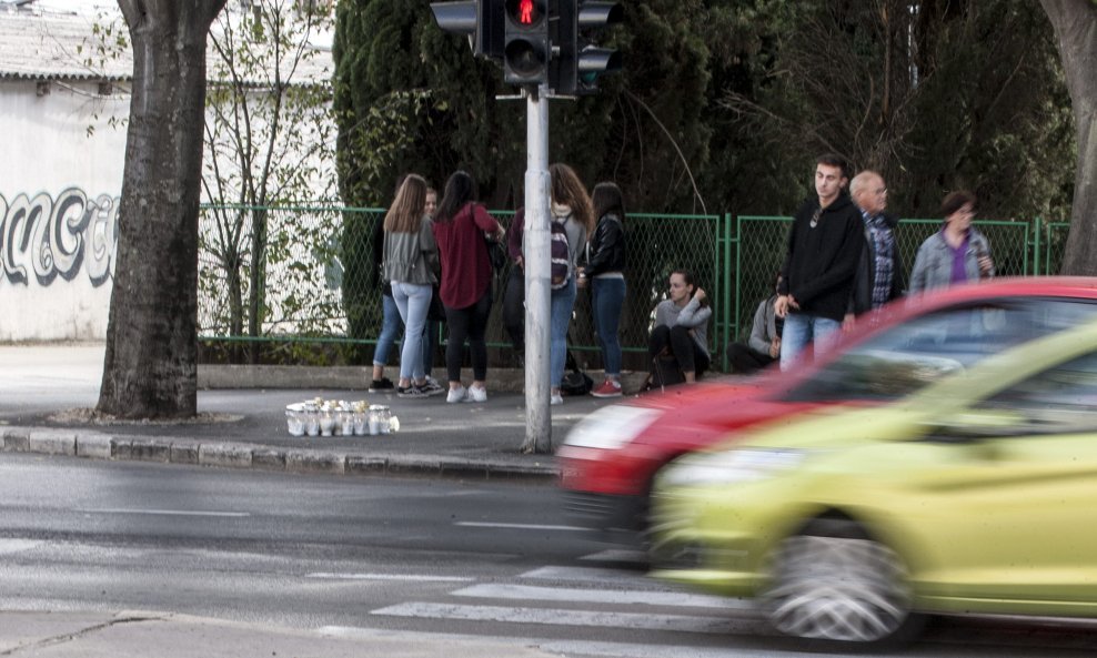 Mjesto nesreće u Splitu