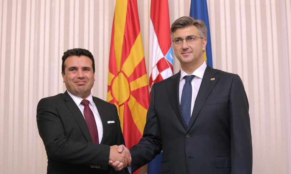 Zoran Zaev i Andrej Plenković