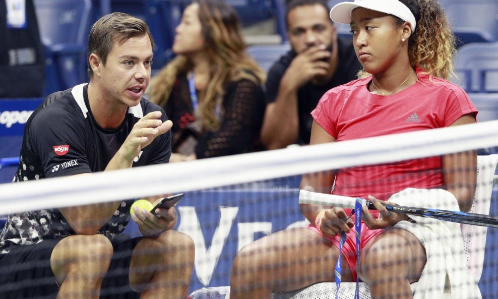 Sascha Bajin i Naomi Osaka