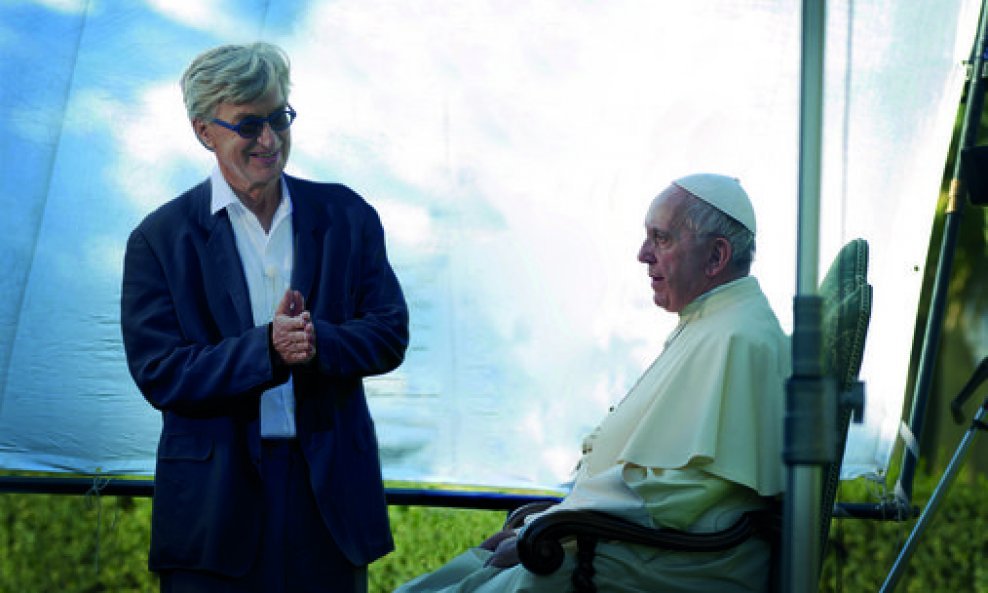 Wim Wenders i Papa Franjo