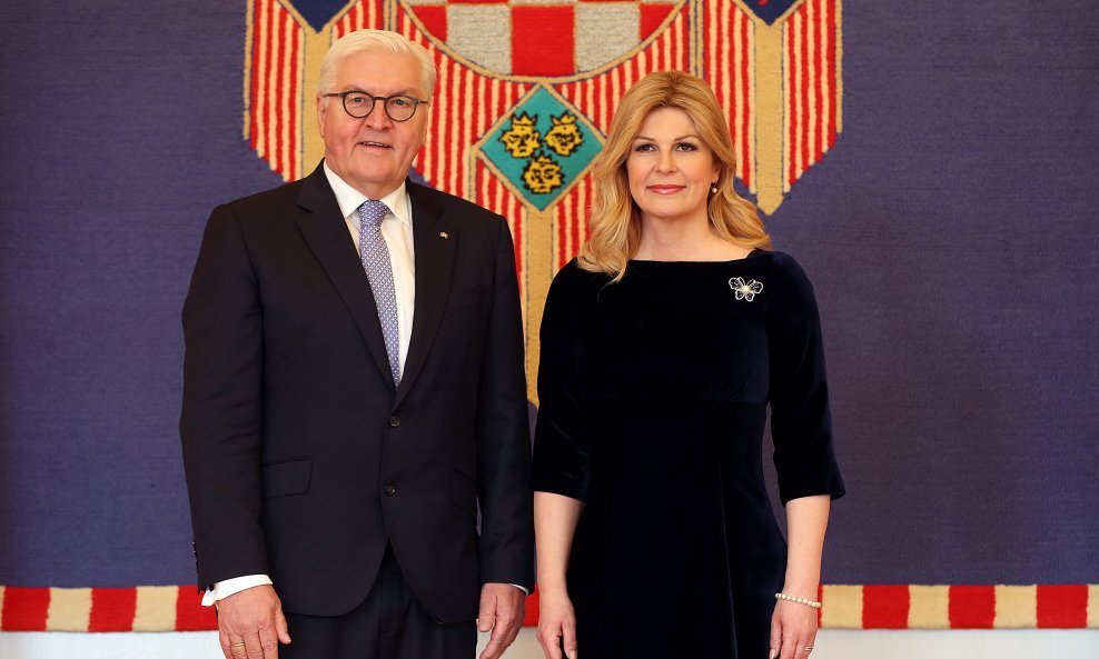 Predsjednica Republike Hrvatske Kolinda Grabar-Kitarović i
predsjednik Saveza Republike Njemačke Frank-Walter Steinmeier