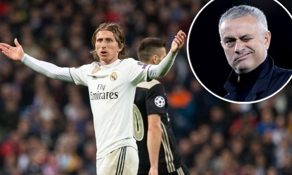 Luka Modrić i Jose Mourinho