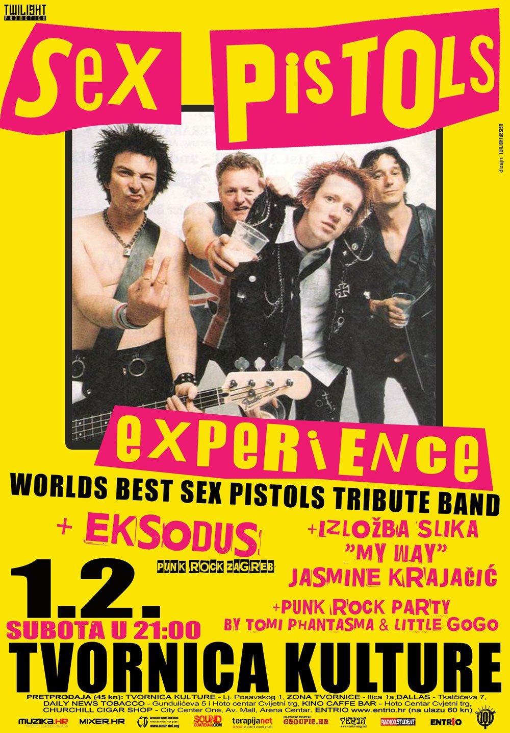 Prijava Sex Pistols Experience Tportal