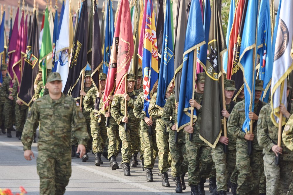 Knin: Generalna proba proslave Vojno-redarstvene akcije Oluja