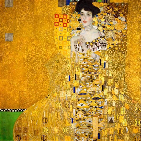 Gustav Klimt, Portret Adele Bloch-Bauer I, 1907.