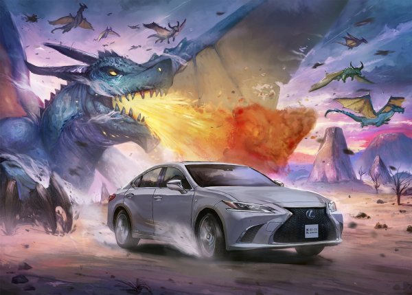 Lexus ES Manga by Timothy Kong