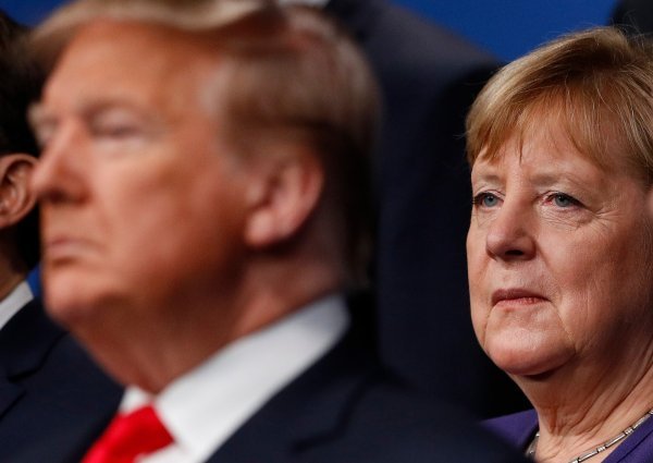 Donalad Trump i Angela Merkel