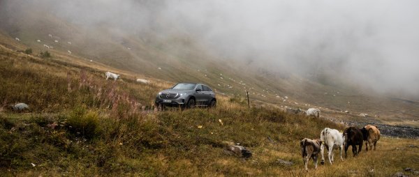 Mercedes-Benz EQC 4×4² na 3000 m visokom alpskom prijevoju