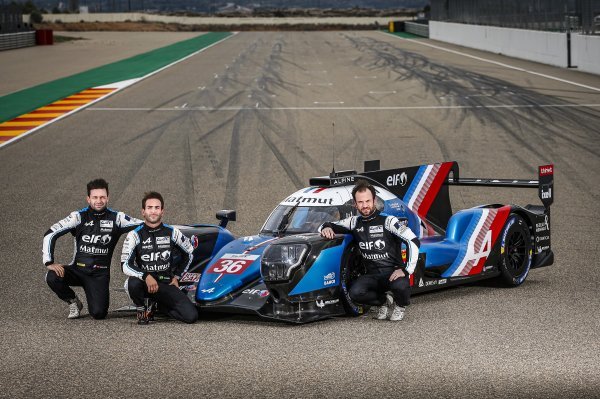 Alpine A480 za Hypercar FIA WEC Svjetskog prvenstva u izdržljivosti 2021. - vozači Nicolas Lapierre (Fra), André Negrão (Bra) i Matthieu Vaxiviere (Fra)