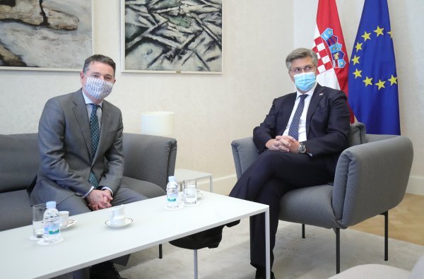 Paschal Donohoe i Andrej Plenković