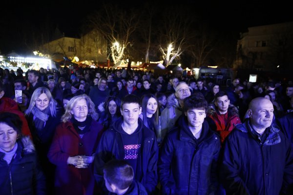 Svečani doček u Mostaru ekipe Krešimir Keta Bandić, pobjednika 50. Kutije Šibica