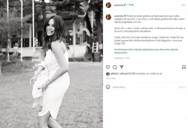 Severina je sinu čestitala rođendan posebnom objavom