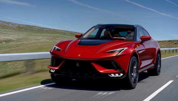 Ferrari Purosangue kao render autoevolutiona