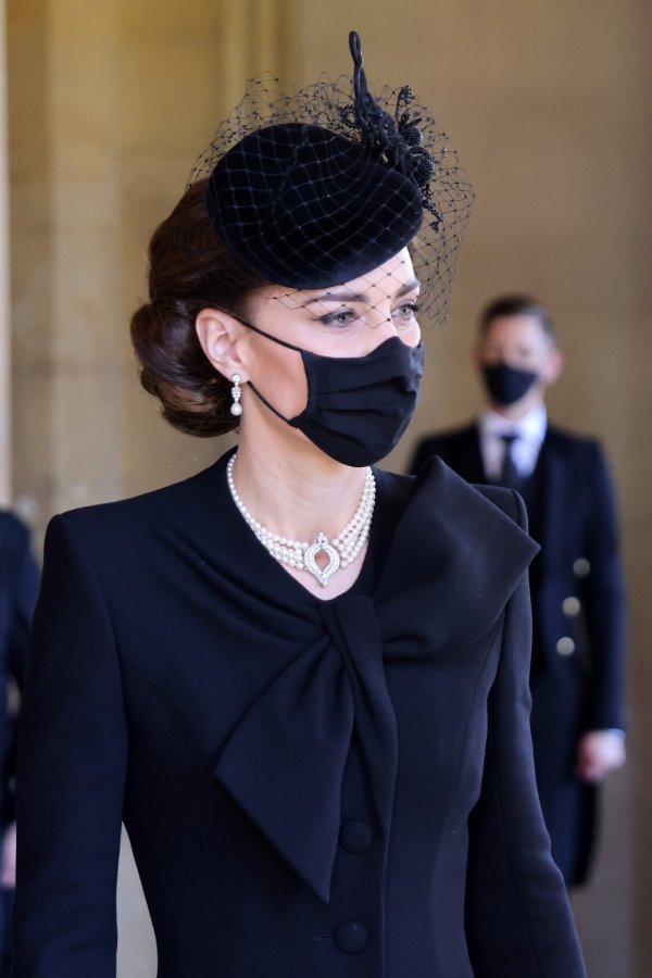 Kate Middleton na sprovodu princa Philipa