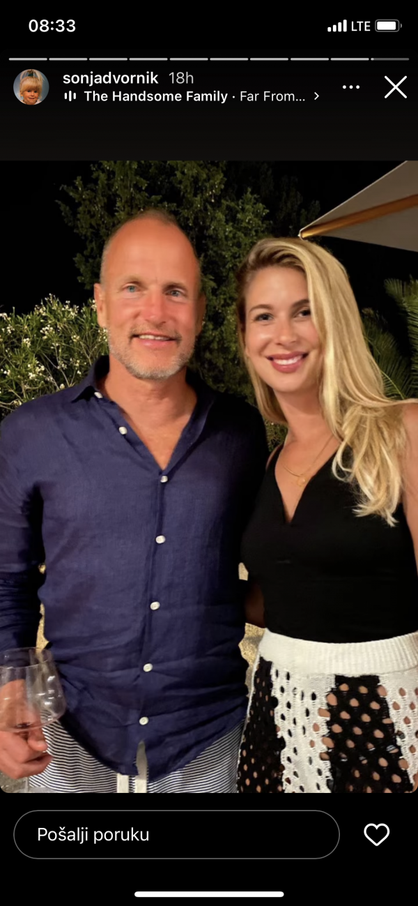 Sonja Dvornik i Woody Harrelson