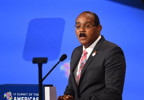 Gaston Browne, premijer Antigve i Barbude