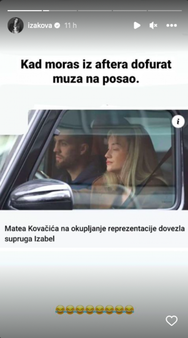 Izabel Kovačić našalila se na vlastiti račun