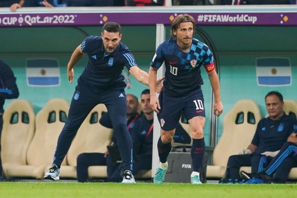 Lionel Scaloni i Luka Modrić