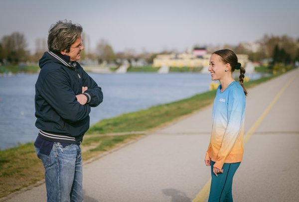 Matea Parlov Koštro i novinar tportala