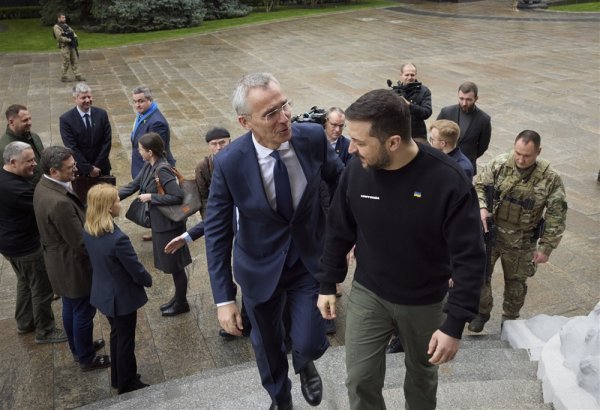 Jens Stoltenberg i Volodimir Zelenski u Kijevu