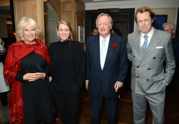 Camilla, Laura Lopes, Andrew Parker Bowles i Tom Parker Bowles 2016. godine